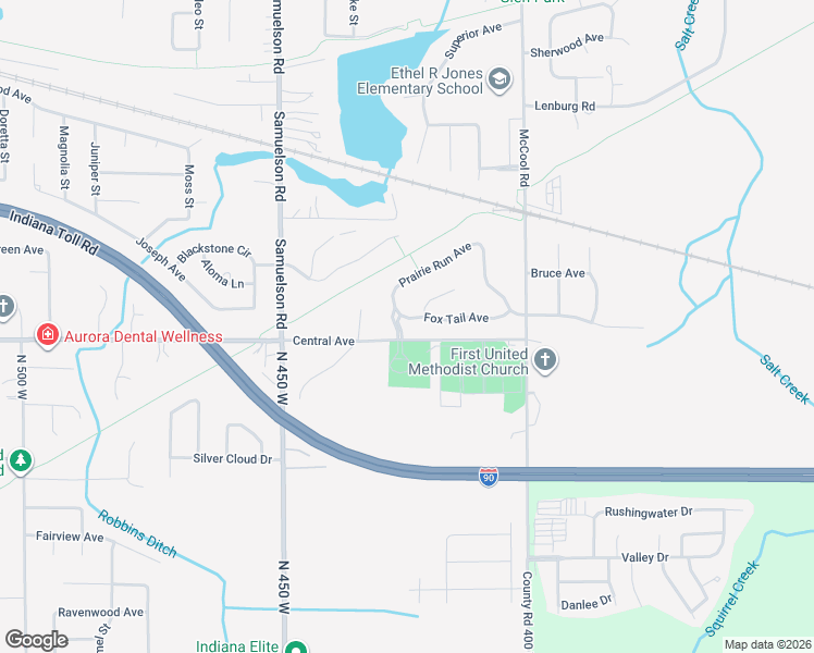 map of restaurants, bars, coffee shops, grocery stores, and more near 6907 Prairie Run in Portage