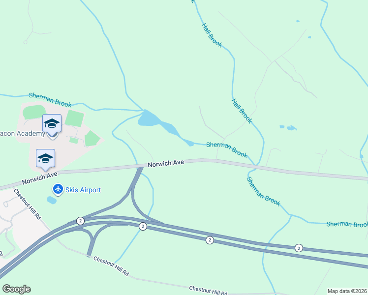 map of restaurants, bars, coffee shops, grocery stores, and more near 703 Norwich Avenue in Colchester
