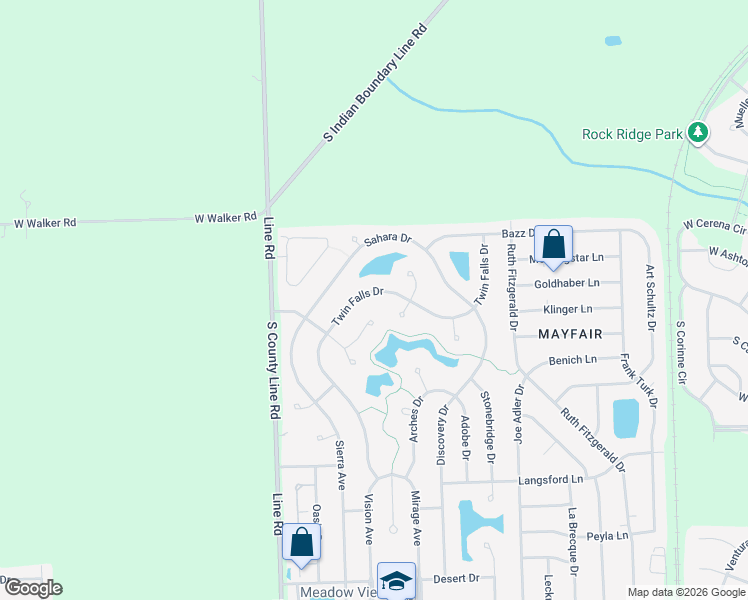 map of restaurants, bars, coffee shops, grocery stores, and more near 6907 Twin Falls Drive in Plainfield