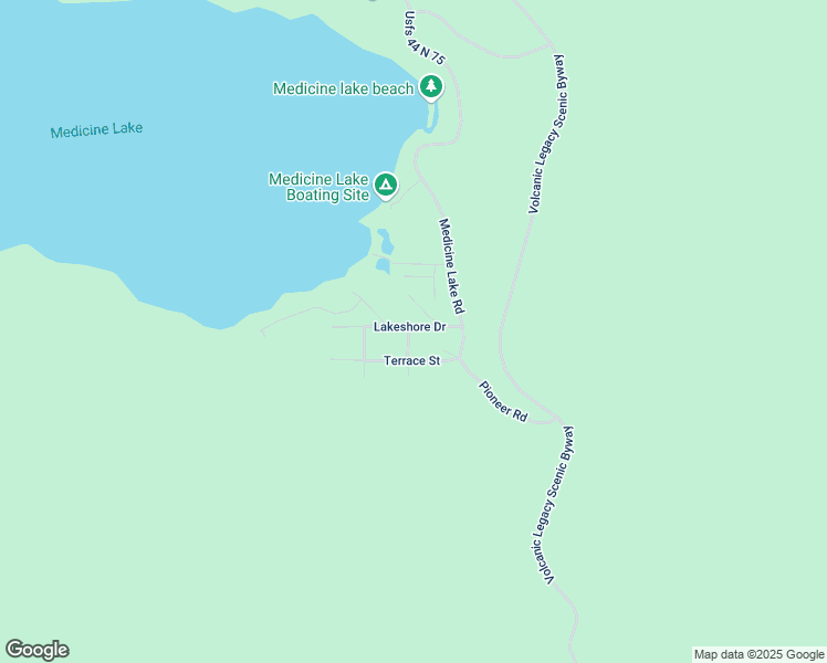map of restaurants, bars, coffee shops, grocery stores, and more near Meadow Street in Siskiyou