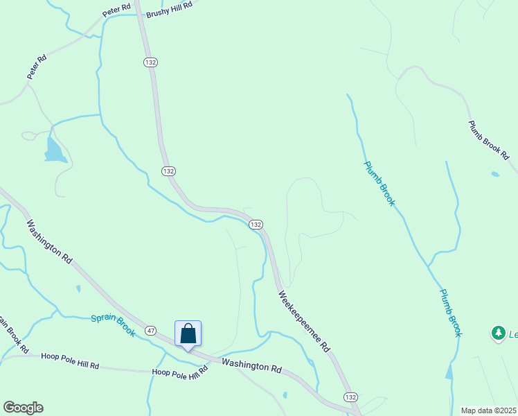 map of restaurants, bars, coffee shops, grocery stores, and more near 156 Weekeepeemee Road in Woodbury