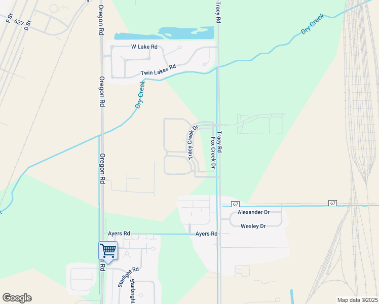 map of restaurants, bars, coffee shops, grocery stores, and more near Tracy Creek Drive in Perrysburg