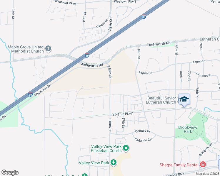 map of restaurants, bars, coffee shops, grocery stores, and more near 3230 88th Street in West Des Moines
