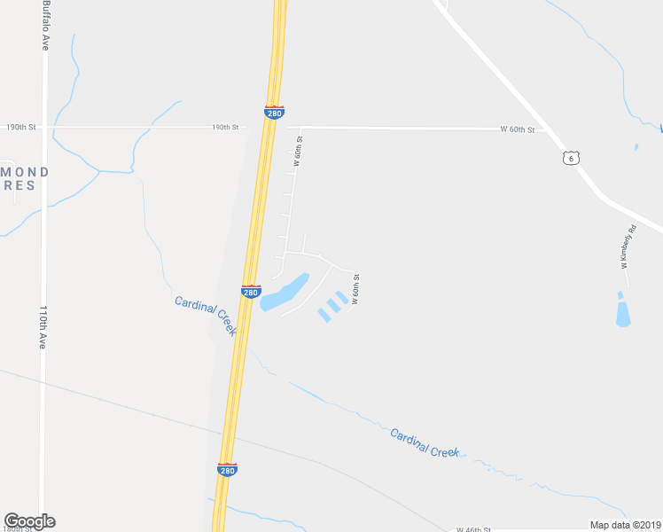 map of restaurants, bars, coffee shops, grocery stores, and more near 63 West 60th Street in Davenport