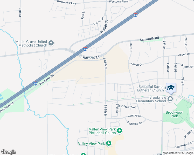 map of restaurants, bars, coffee shops, grocery stores, and more near 8929 Primo Lane in Waukee