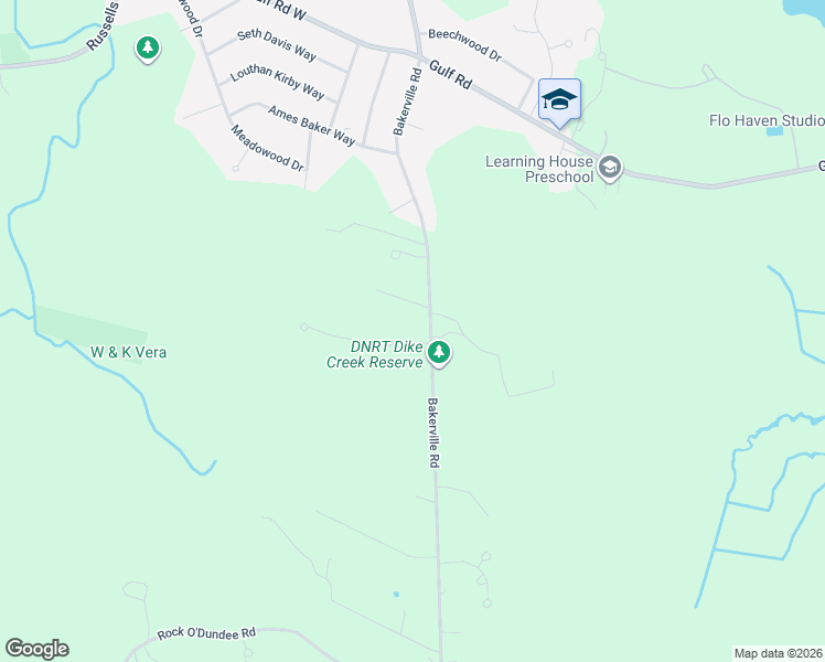 map of restaurants, bars, coffee shops, grocery stores, and more near 200 Bakerville Road in Dartmouth
