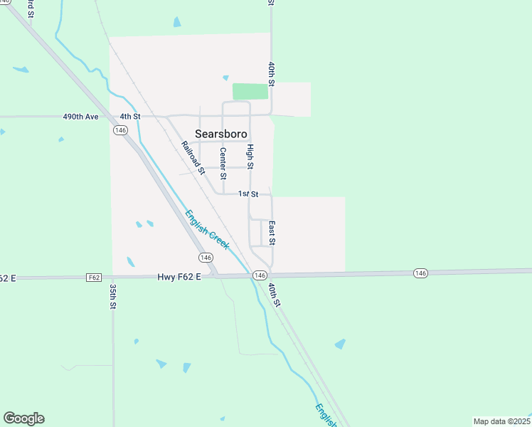 map of restaurants, bars, coffee shops, grocery stores, and more near Hill Street in Searsboro