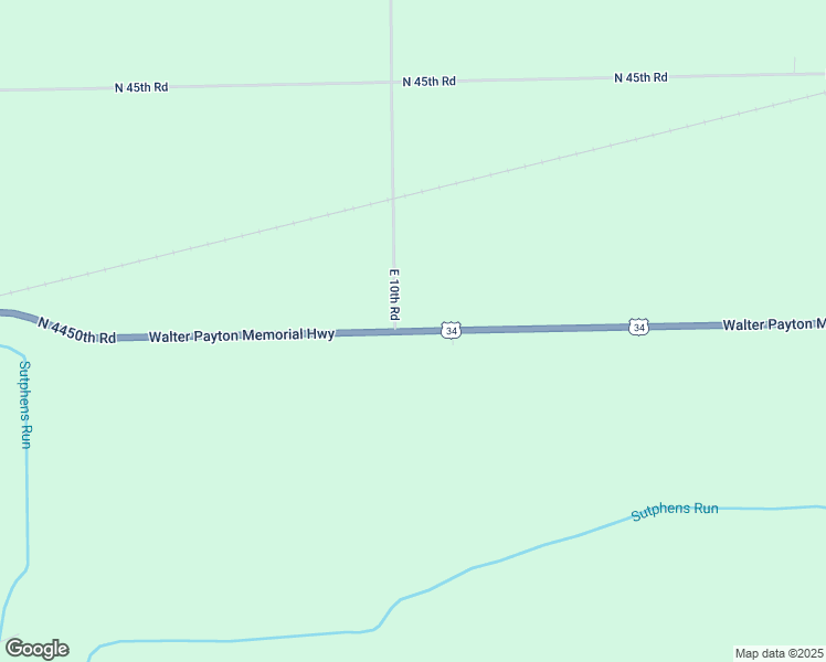 map of restaurants, bars, coffee shops, grocery stores, and more near 1015 Walter Payton Memorial Highway in Earlville