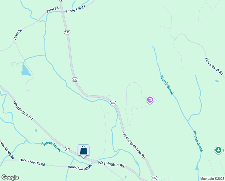 map of restaurants, bars, coffee shops, grocery stores, and more near 156 Weekeepeemee Rd in Woodbury