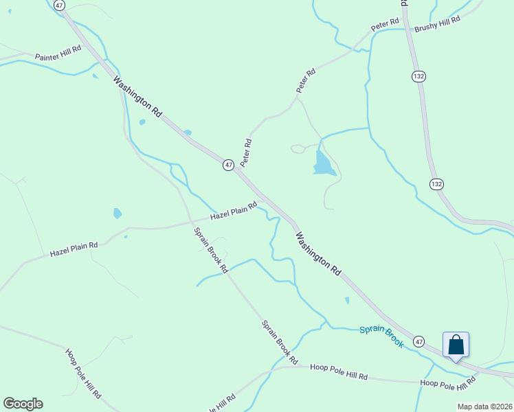 map of restaurants, bars, coffee shops, grocery stores, and more near 31 Hazel Plain Road in Woodbury
