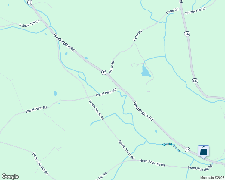 map of restaurants, bars, coffee shops, grocery stores, and more near 31 Hazel Plain Road in Woodbury