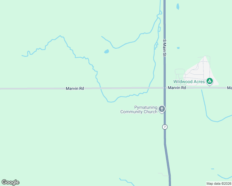 map of restaurants, bars, coffee shops, grocery stores, and more near 5710 Marvin Road in Andover