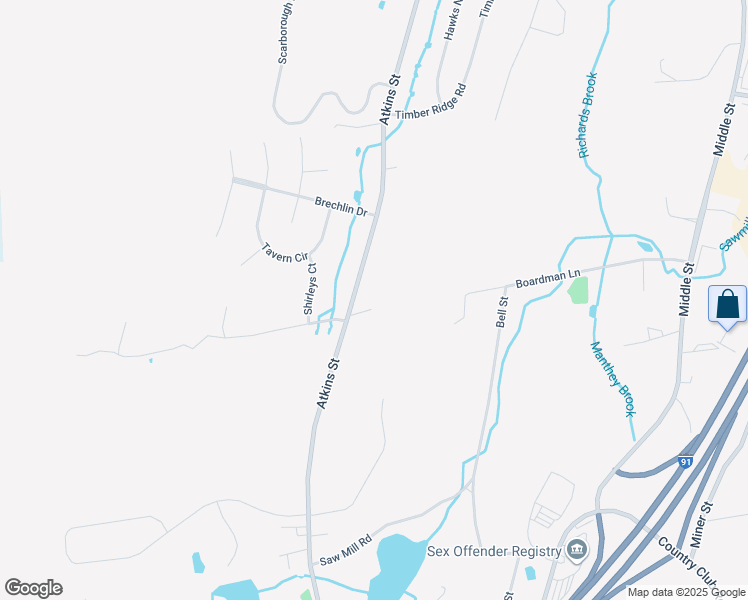 map of restaurants, bars, coffee shops, grocery stores, and more near 416 Atkins Street in Middletown