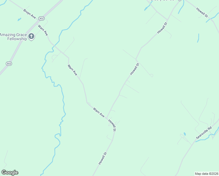 map of restaurants, bars, coffee shops, grocery stores, and more near 376 Howell Street in Pine Bush