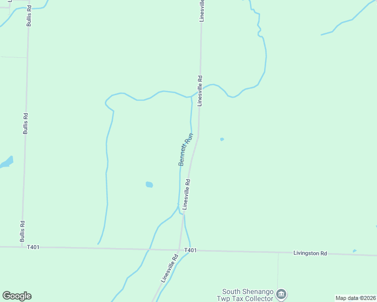 map of restaurants, bars, coffee shops, grocery stores, and more near 8600-8698 Linesville Road in Hartstown