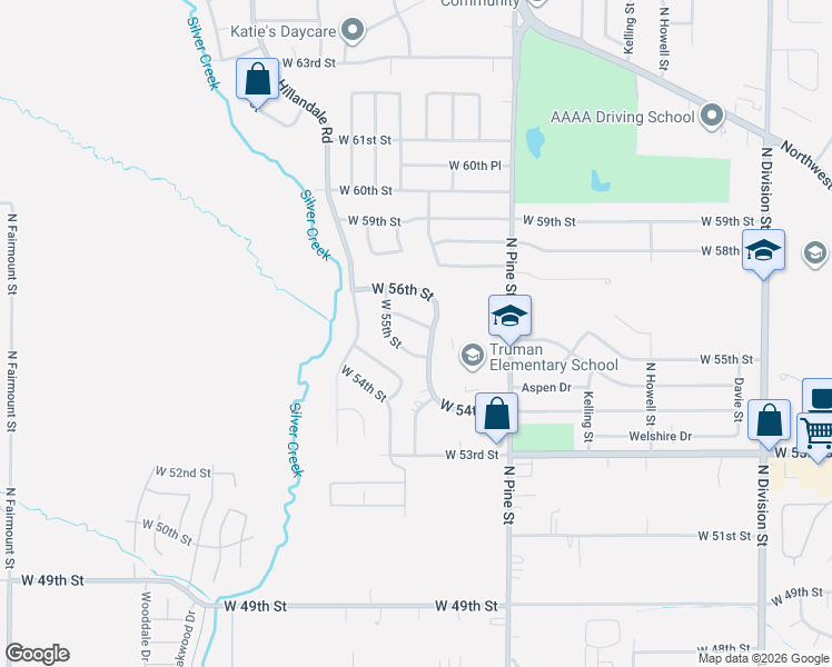 map of restaurants, bars, coffee shops, grocery stores, and more near 2522 Valley Dr in Davenport