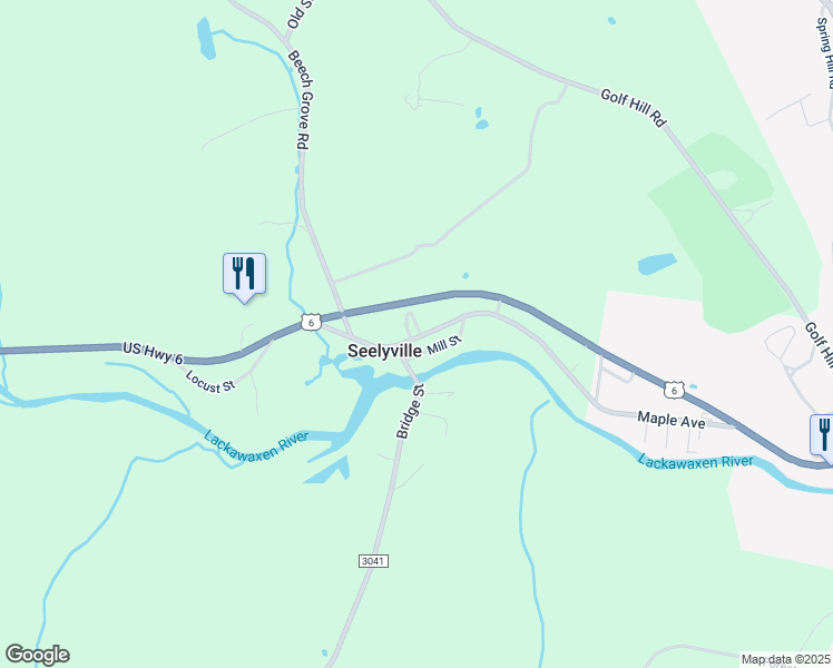 map of restaurants, bars, coffee shops, grocery stores, and more near 3 Smith Ln in Honesdale