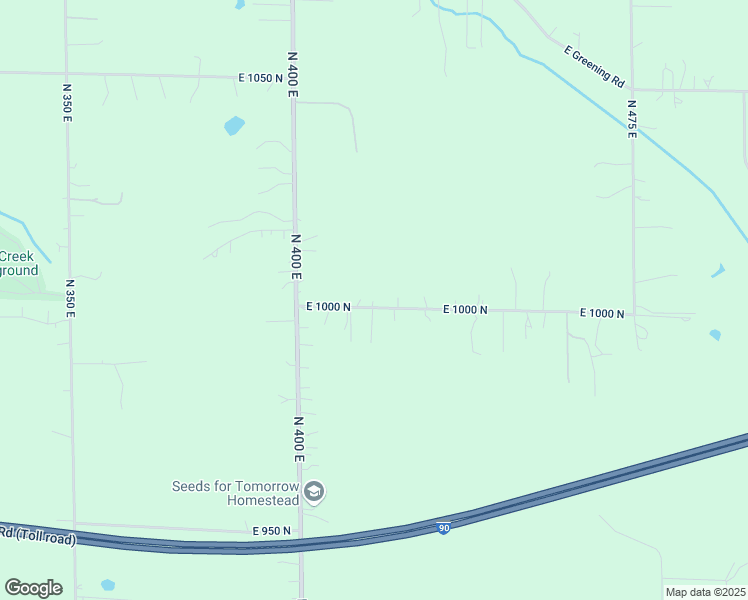 map of restaurants, bars, coffee shops, grocery stores, and more near 419 East 1000 North in Chesterton