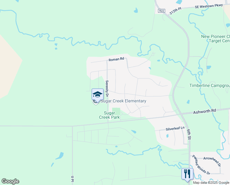 map of restaurants, bars, coffee shops, grocery stores, and more near 940 Daybreak Drive in Waukee
