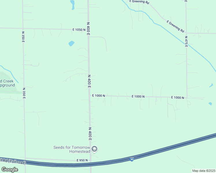 map of restaurants, bars, coffee shops, grocery stores, and more near 419 East 1000 North in Chesterton