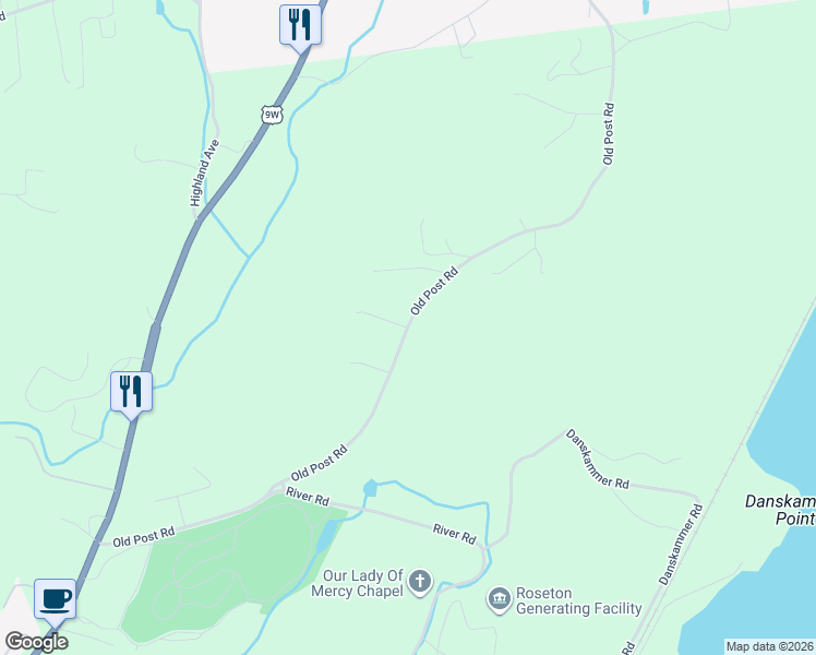 map of restaurants, bars, coffee shops, grocery stores, and more near 153 Old Post Road in Marlboro