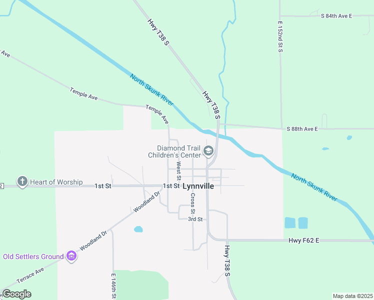 map of restaurants, bars, coffee shops, grocery stores, and more near 509 Cross Street in Lynnville