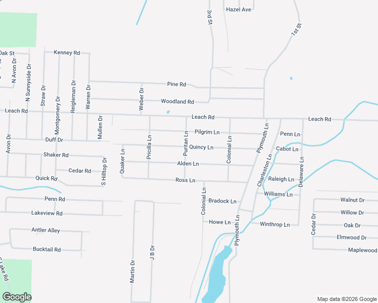 map of restaurants, bars, coffee shops, grocery stores, and more near 8820-8828 Puritan Lane in Linesville
