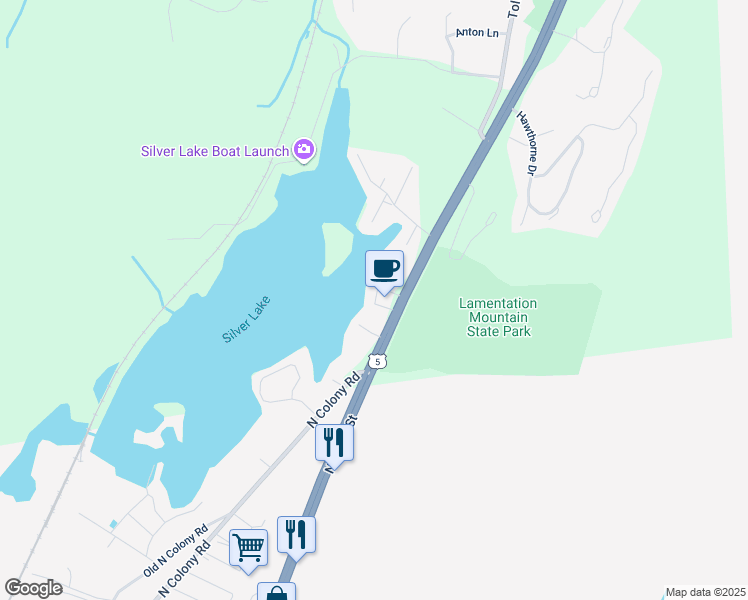 map of restaurants, bars, coffee shops, grocery stores, and more near 2730 Berlin Turnpike in Berlin