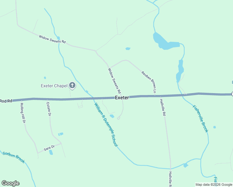 map of restaurants, bars, coffee shops, grocery stores, and more near 721 Ten Rod Road in Exeter