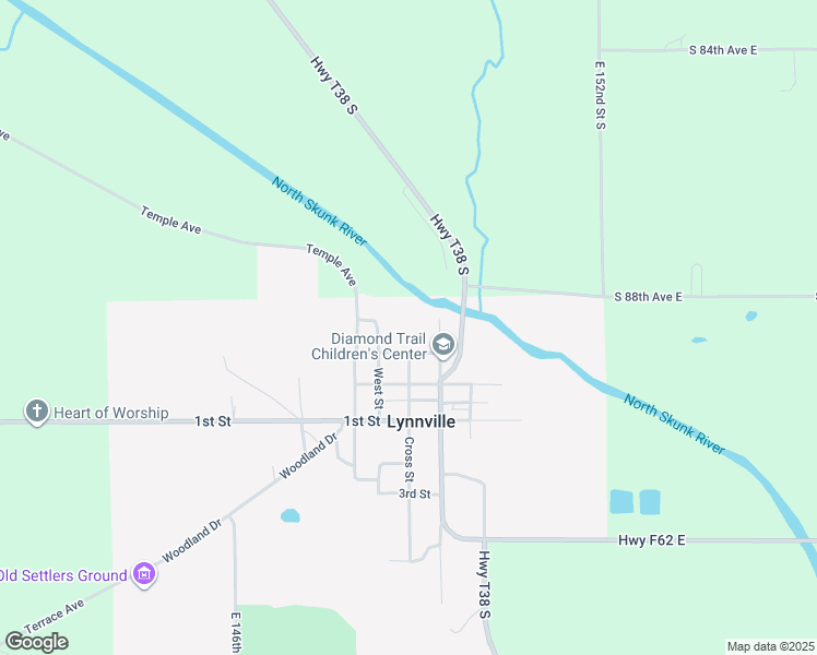 map of restaurants, bars, coffee shops, grocery stores, and more near 509 Cross Street in Lynnville