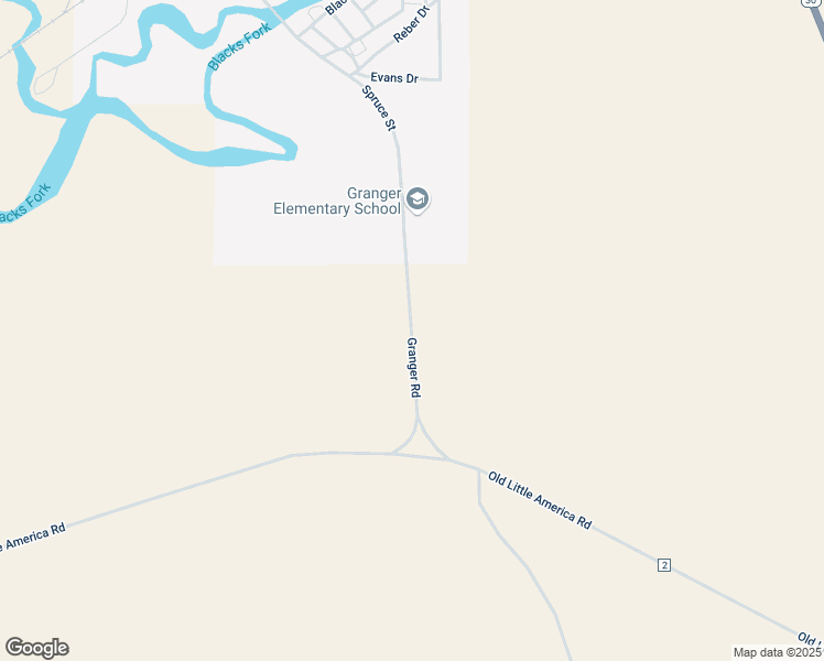 map of restaurants, bars, coffee shops, grocery stores, and more near Granger Road in Granger