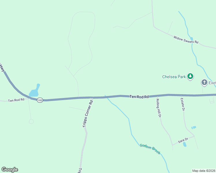 map of restaurants, bars, coffee shops, grocery stores, and more near 919 Ten Rod Road in Exeter