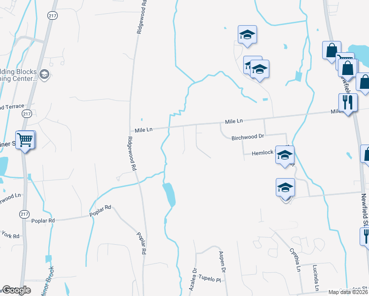 map of restaurants, bars, coffee shops, grocery stores, and more near 29 Talias Trail in Middletown