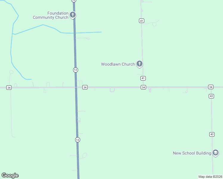map of restaurants, bars, coffee shops, grocery stores, and more near 11734 County Road 34 in Goshen