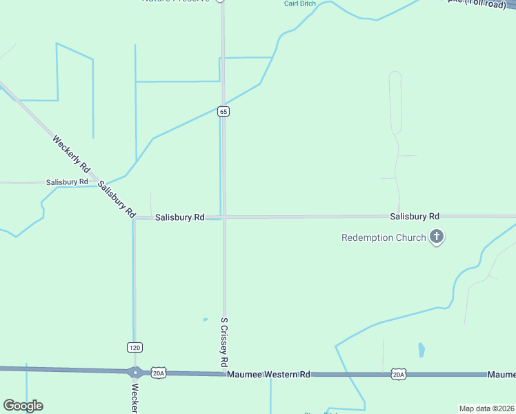 map of restaurants, bars, coffee shops, grocery stores, and more near 9060 Salisbury Rd in Monclova
