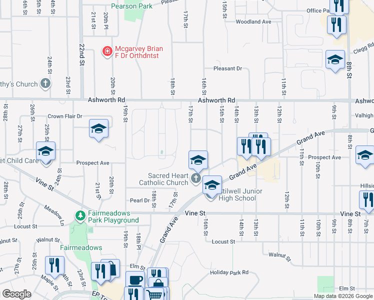 map of restaurants, bars, coffee shops, grocery stores, and more near 820 17th Street in West Des Moines
