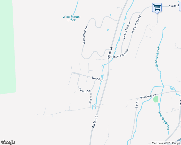 map of restaurants, bars, coffee shops, grocery stores, and more near 35 Snow Ridge South in Middletown