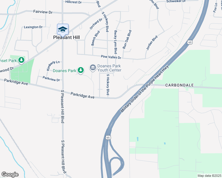 map of restaurants, bars, coffee shops, grocery stores, and more near 5170 Parkridge Avenue in Pleasant Hill