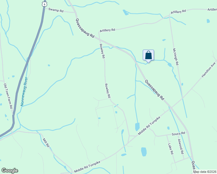 map of restaurants, bars, coffee shops, grocery stores, and more near 100 Rowley Road in Woodbury