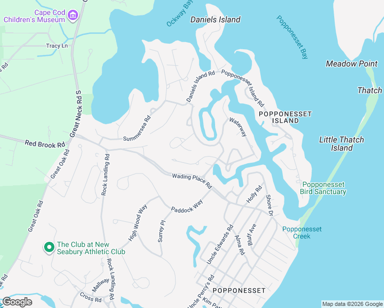 map of restaurants, bars, coffee shops, grocery stores, and more near 33 Running Light Way in Mashpee