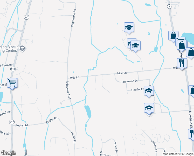 map of restaurants, bars, coffee shops, grocery stores, and more near 29 Talias Trail in Middletown