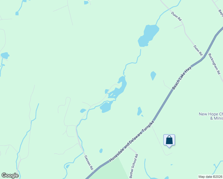 map of restaurants, bars, coffee shops, grocery stores, and more near 115 Gassen Road in Honesdale