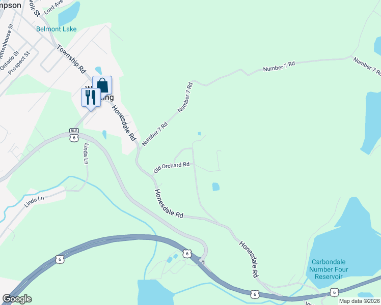 map of restaurants, bars, coffee shops, grocery stores, and more near 209 Old Gravity Rd in Carbondale