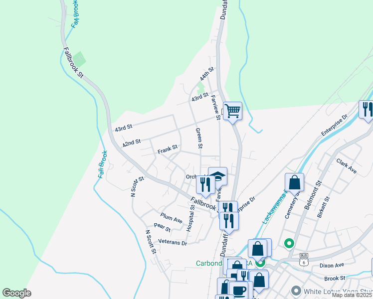 map of restaurants, bars, coffee shops, grocery stores, and more near 12 Hammond Avenue in Carbondale