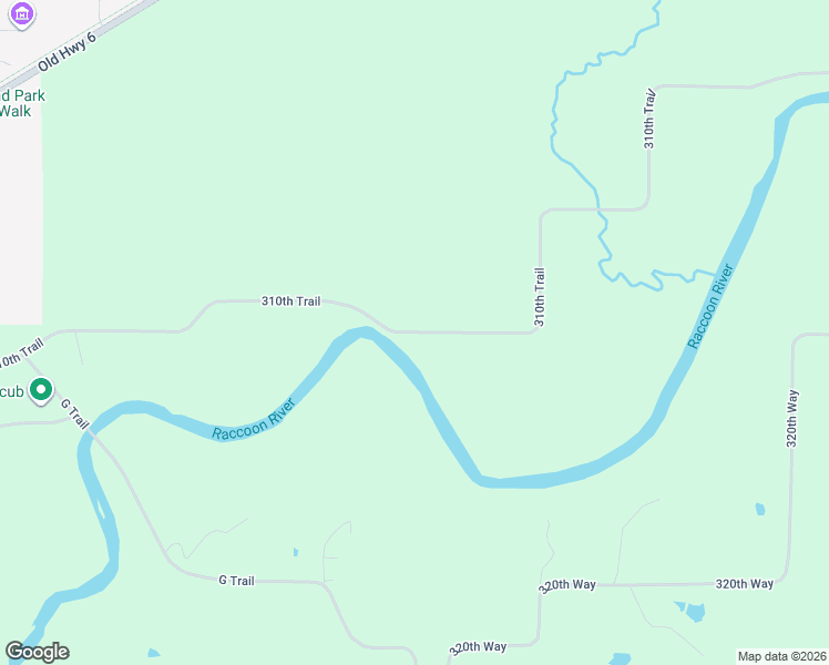 map of restaurants, bars, coffee shops, grocery stores, and more near 1571 310th Trail in Redfield