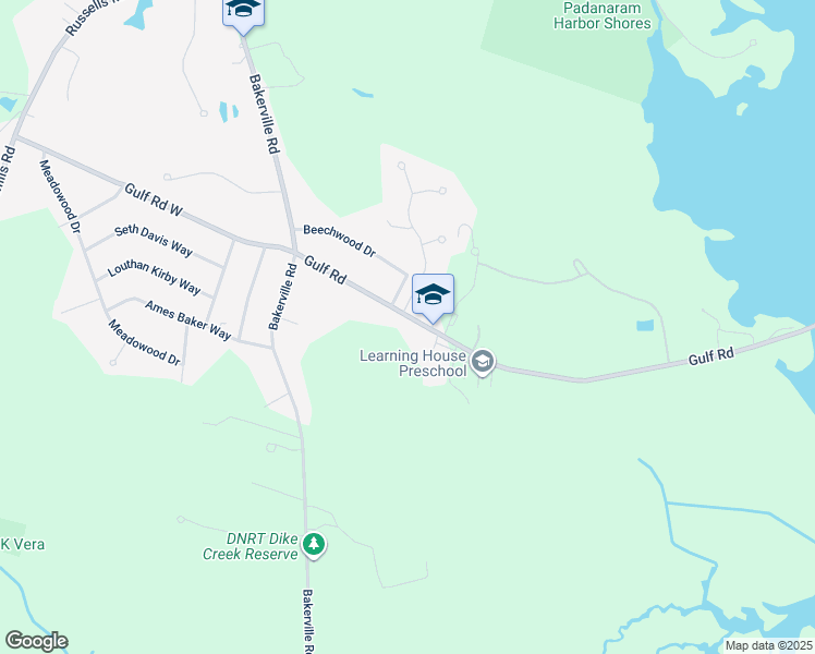 map of restaurants, bars, coffee shops, grocery stores, and more near 336 Gulf Road in Dartmouth