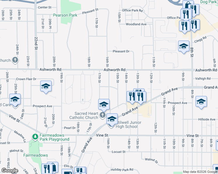 map of restaurants, bars, coffee shops, grocery stores, and more near 898 16th Street in West Des Moines