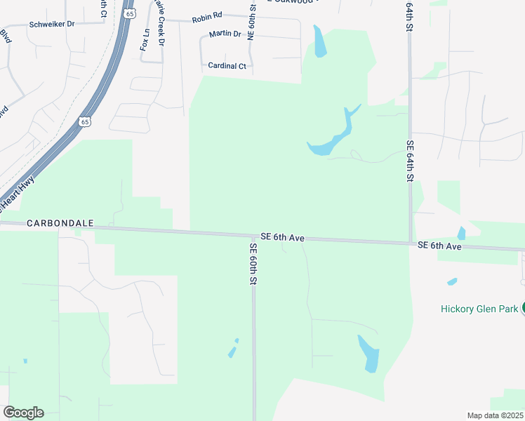 map of restaurants, bars, coffee shops, grocery stores, and more near 6054 Southeast 6th Avenue in Pleasant Hill