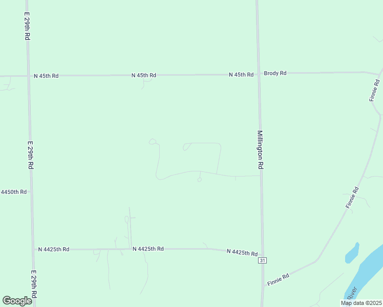 map of restaurants, bars, coffee shops, grocery stores, and more near 4479 East 2979th Road in Newark