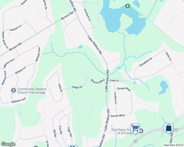 map of restaurants, bars, coffee shops, grocery stores, and more near 17 Brescia Blvd in Hopewell Junction
